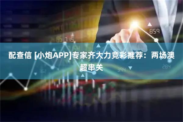 配查信 [小炮APP]专家齐大力竞彩推荐：两场澳超串关