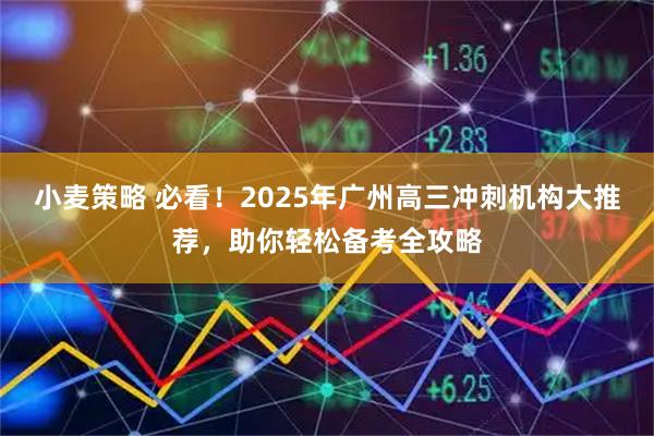小麦策略 必看！2025年广州高三冲刺机构大推荐，助你轻松备考全攻略